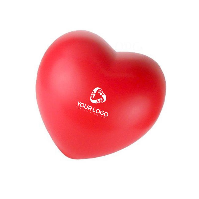 Heart shape Anti Stress Squishy with Logo